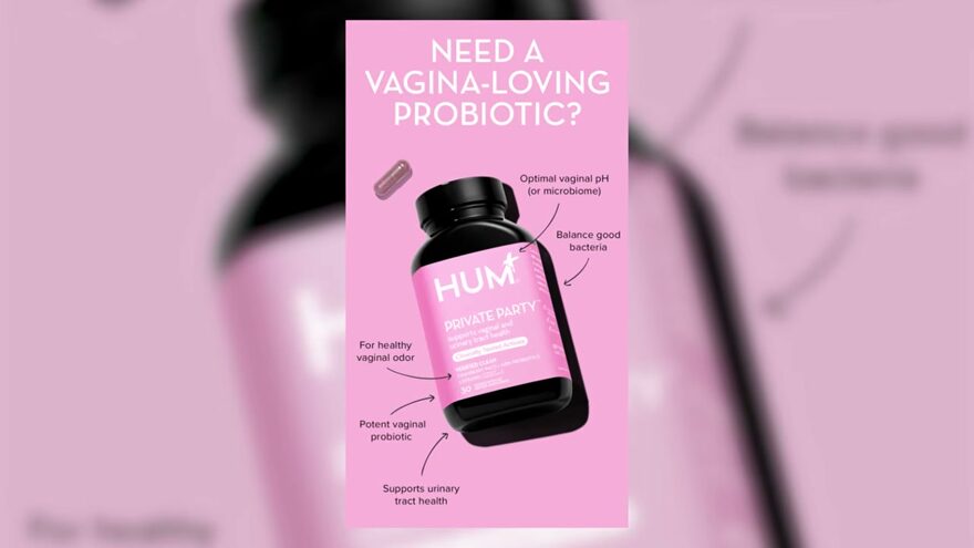 HUM taboo probiotic ad