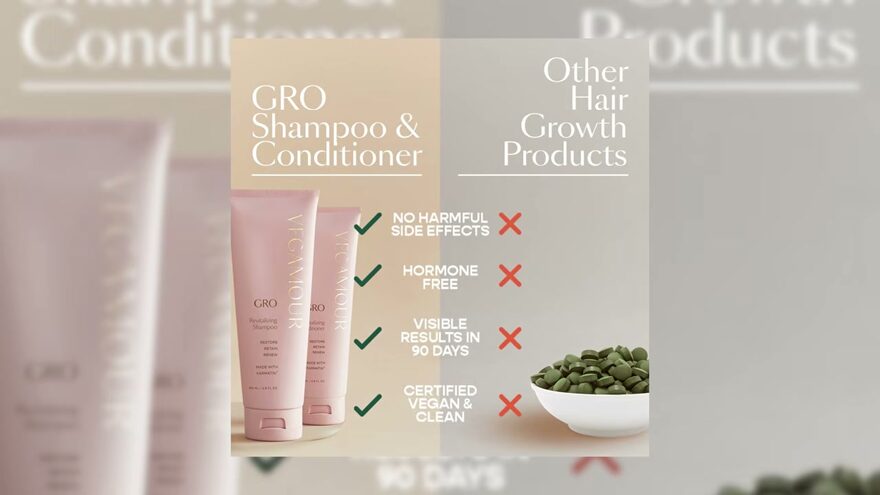 Comparison us vs them example: GRO vs other hair products